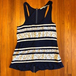 Kimchi Blue Lace Navy Racerback